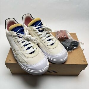 Nike Drop Type LX Label Collection Summit White Royal Blue Shoes Men's Size 8.5